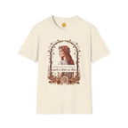 Vintage Floral Portrait T-Shirt — "Such a Time as This" Inspirational Tee