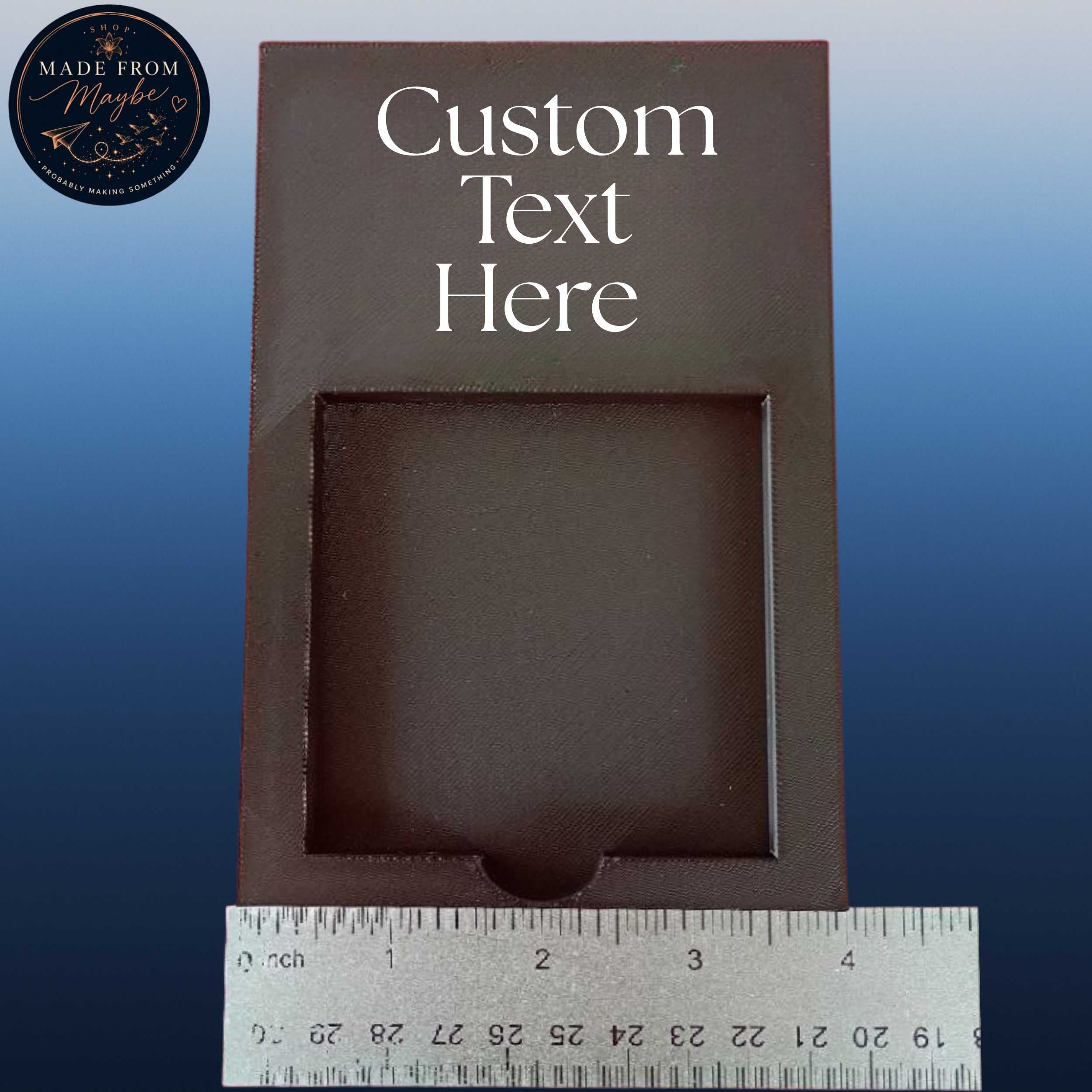 Custom Sticky Note Holder - Personalized Desk Organizer for Office, Teacher, Home Workspace