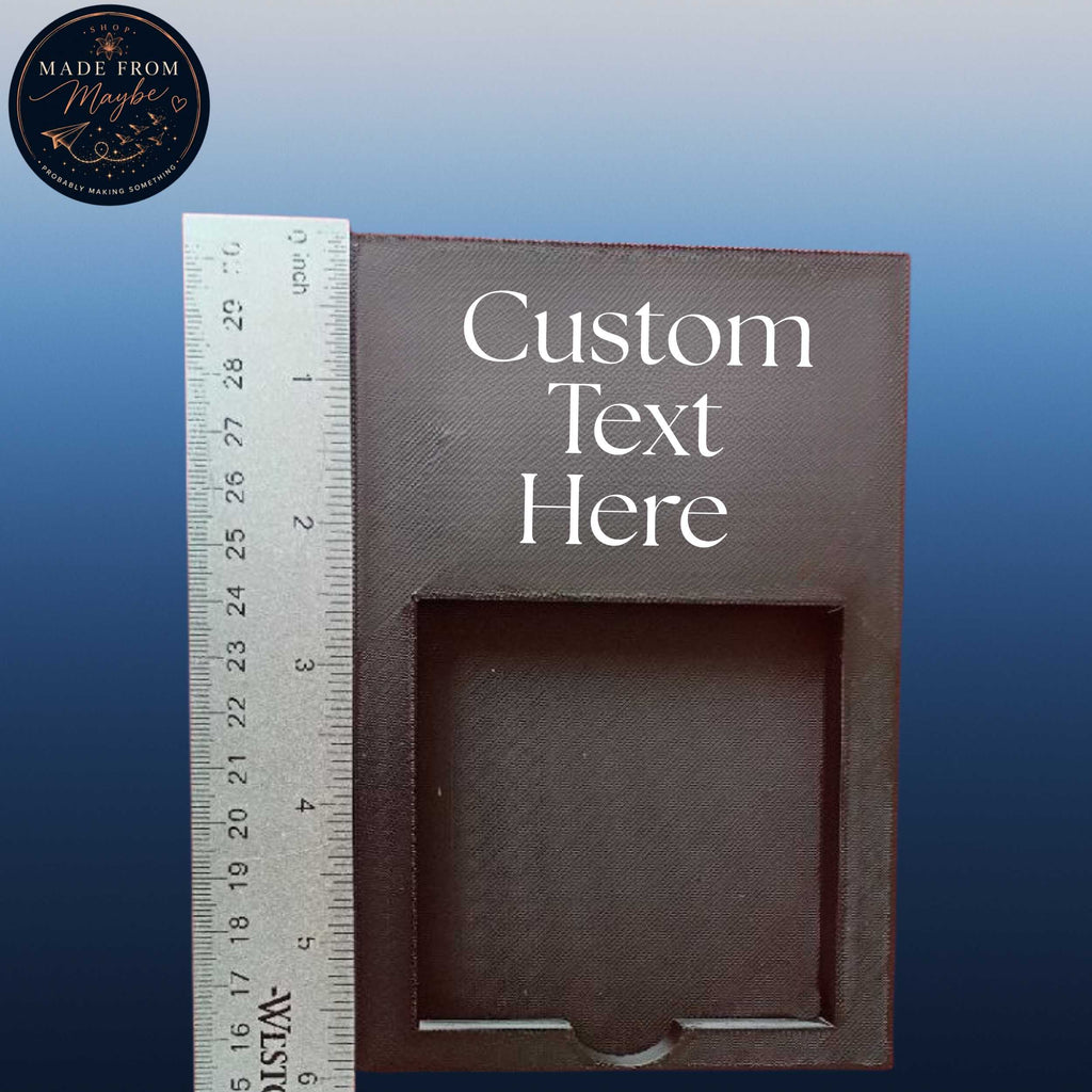 Custom Sticky Note Holder - Personalized Desk Organizer for Office, Teacher, Home Workspace