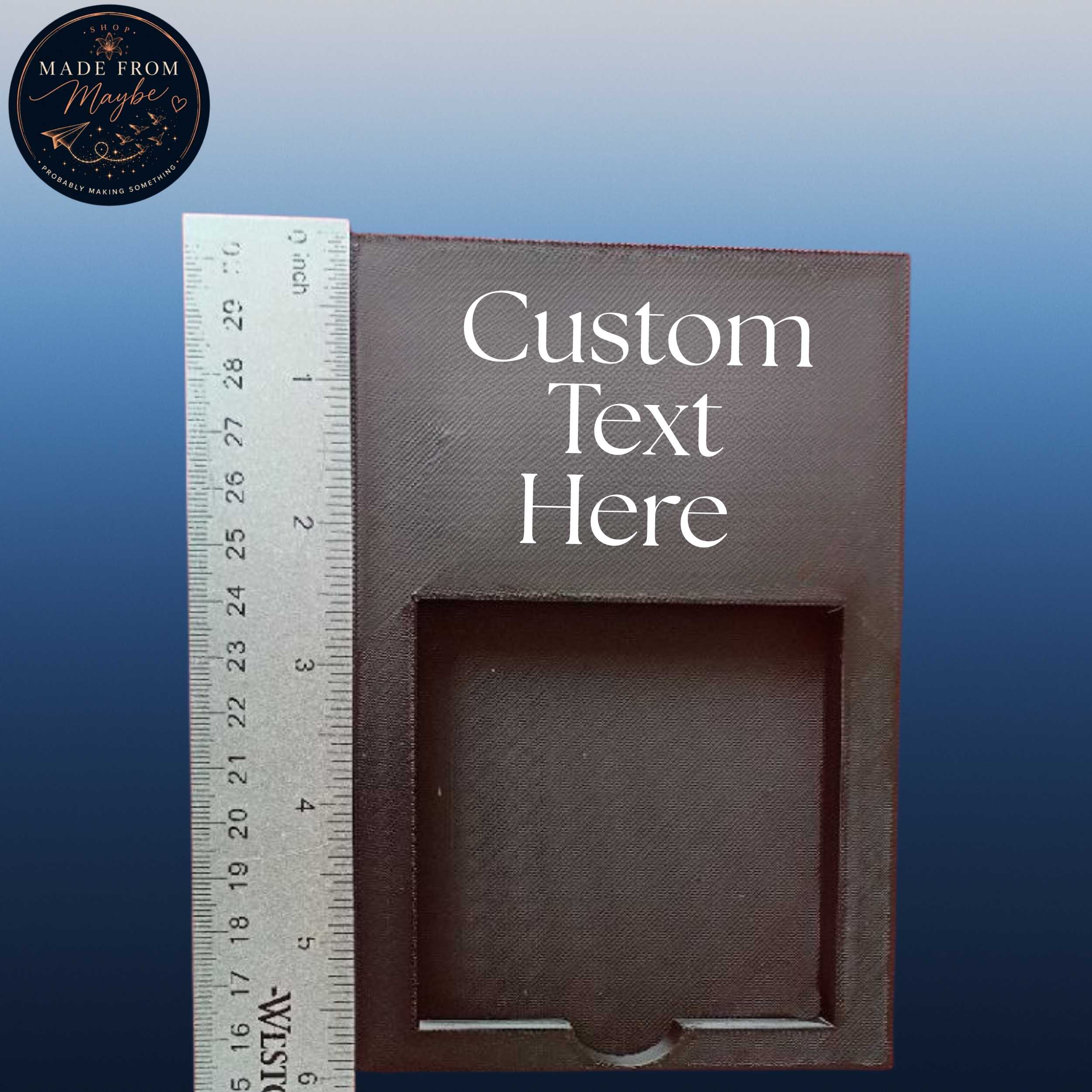 Custom Sticky Note Holder - Personalized Desk Organizer for Office, Teacher, Home Workspace