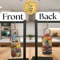 Summer Carnival Chapstick Holder Keychain – Colorful Fair Art