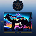 Wolf Sublimated Fridge Magnet – Decorative Kitchen Magnet