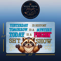 Racoon Sublimated Fridge Magnet – Decorative Kitchen Magnet