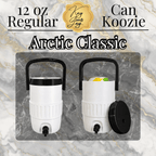 3D Printed Soda Can Holder with Lid, Straw Hole & Handle | Portable 12 oz Can Cooler Koozie