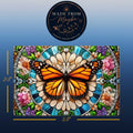 Stain Glass Butterfly Sublimated Fridge Magnet – Decorative Kitchen Magnet